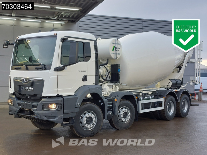 MAN TGS 41.440 8X4 NEW! 12m3 Stetter Mixer Big-Axle Steelsuspension Automatic Euro 6 - Camión hormigonera: foto 1 MAN TGS 41.440 8X4 NEW! 12m3 Stetter Mixer Big-Axle Steelsuspension Automatic Euro 6 - Camión hormigonera: foto 1
