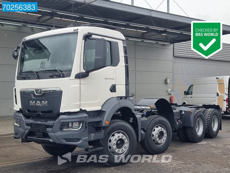 MAN TGS 41.440 8X4 NEW chassis Steelsuspension Automatic Euro 6 - Chasis camión: foto 1 MAN TGS 41.440 8X4 NEW chassis Steelsuspension Automatic Euro 6 - Chasis camión: foto 1