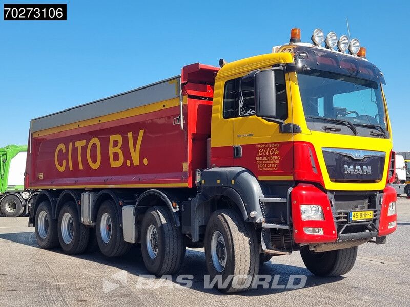 Volquete camión MAN TGS 41.480 10X8 NL-Truck BigAxle 10x8 22m3 Tipper Navi Euro 6: foto 9