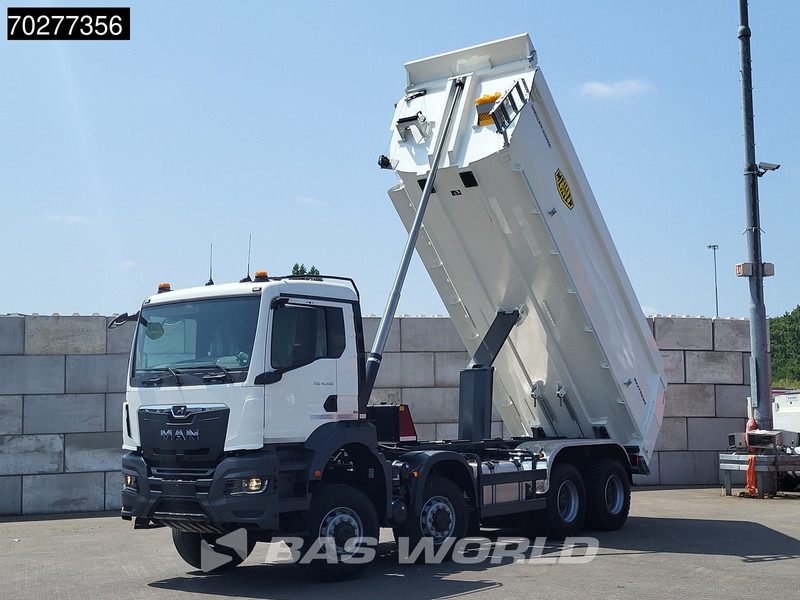 MAN TGS 41.480 8X6 NEW! 19m3 Meiller Tipper Big-Axle Steel suspension Automatic Euro 6 - Volquete camión: foto 2 MAN TGS 41.480 8X6 NEW! 19m3 Meiller Tipper Big-Axle Steel suspension Automatic Euro 6 - Volquete camión: foto 2