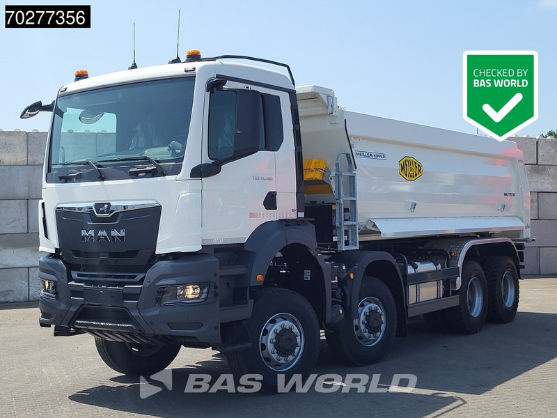 MAN TGS 41.480 8X6 NEW! 19m3 Meiller Tipper Big-Axle Steel suspension Automatic Euro 6 - Volquete camión: foto 1 MAN TGS 41.480 8X6 NEW! 19m3 Meiller Tipper Big-Axle Steel suspension Automatic Euro 6 - Volquete camión: foto 1