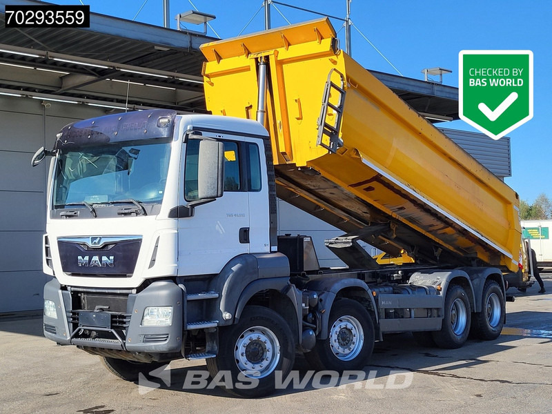 MAN TGS 41.510 8X4 19m3 Meiller tipper Steelsuspension Manual Big-Axle Euro 6 - Volquete camión: foto 1 MAN TGS 41.510 8X4 19m3 Meiller tipper Steelsuspension Manual Big-Axle Euro 6 - Volquete camión: foto 1