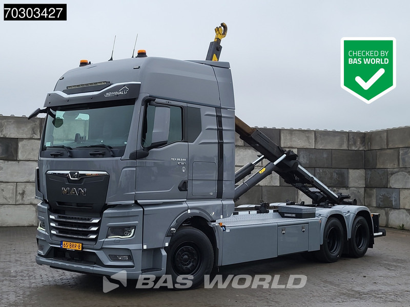 MAN TGX 28.640 TGX 6X2 NL-Truck APK Hyva 26-60-S containersystem Lift-axle Automatic Euro 6 - Multibasculante camión: foto 1 MAN TGX 28.640 TGX 6X2 NL-Truck APK Hyva 26-60-S containersystem Lift-axle Automatic Euro 6 - Multibasculante camión: foto 1