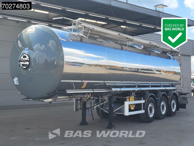 Magyar SR A1 Food 2 comp Inox steel Liftachse - Cisterna semirremolque: foto 1 Magyar SR A1 Food 2 comp Inox steel Liftachse - Cisterna semirremolque: foto 1