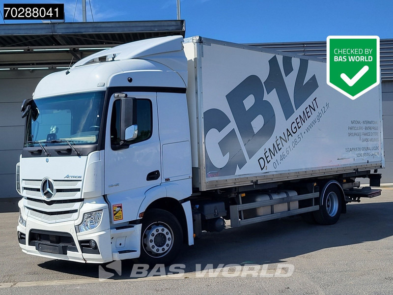 Mercedes-Benz Actros 1842 4X2 19tonner BDF box Ladebordwand Navi Automatic Euro 6 - Portacontenedore/ Intercambiable camión: foto 1 Mercedes-Benz Actros 1842 4X2 19tonner BDF box Ladebordwand Navi Automatic Euro 6 - Portacontenedore/ Intercambiable camión: foto 1