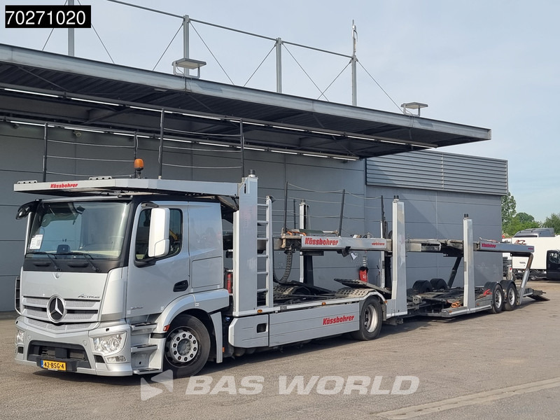 Mercedes-Benz Actros 1843 4X2 NL-Truck 8 Cars Hydraulic Winch Kässbohrer Car Transporter Euro 6 - Portavehículos camión: foto 1 Mercedes-Benz Actros 1843 4X2 NL-Truck 8 Cars Hydraulic Winch Kässbohrer Car Transporter Euro 6 - Portavehículos camión: foto 1