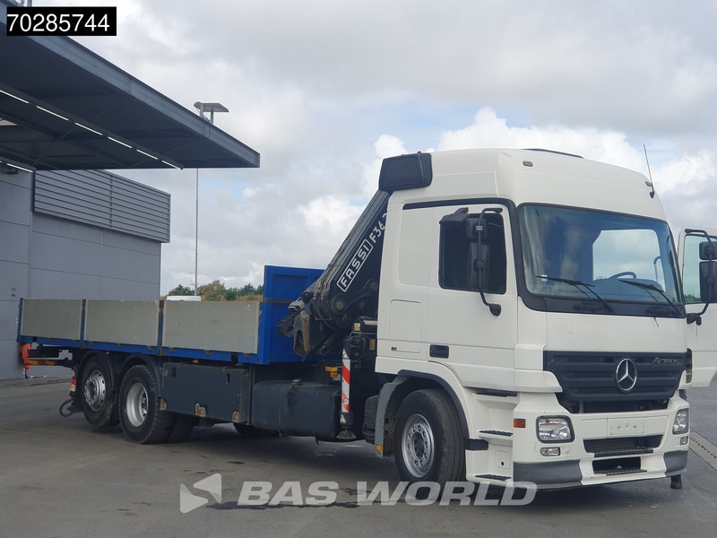 Mercedes-Benz Actros 2532 6X2 Fassi F330D3 Crane Kran Lift+steering Axle 3-Pedals Euro 3 - Camión caja abierta, Camión grúa: foto 2 Mercedes-Benz Actros 2532 6X2 Fassi F330D3 Crane Kran Lift+steering Axle 3-Pedals Euro 3 - Camión caja abierta, Camión grúa: foto 2