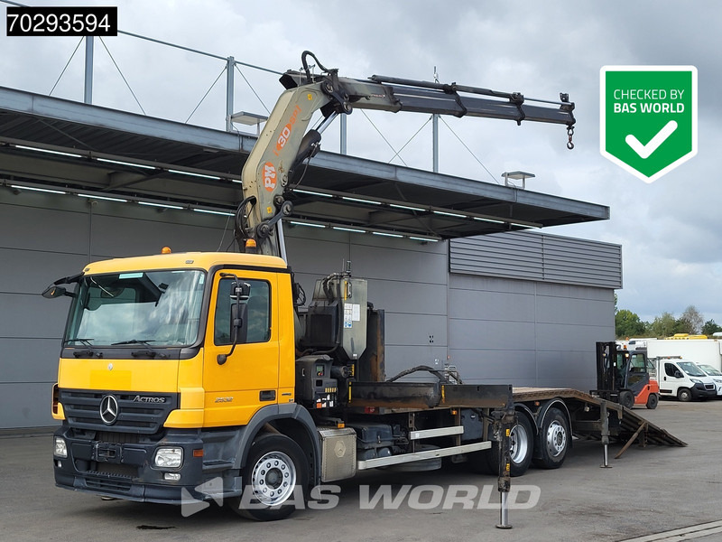 Mercedes-Benz Actros 2532 6X2 PM 30 T/M Crane Kran Remote Lift+Steering Axle 3-Pedals - Camión caja abierta, Camión grúa: foto 1 Mercedes-Benz Actros 2532 6X2 PM 30 T/M Crane Kran Remote Lift+Steering Axle 3-Pedals - Camión caja abierta, Camión grúa: foto 1