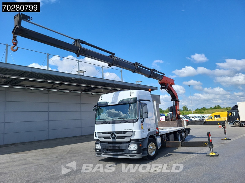 Mercedes-Benz Actros 2544 6X2 Palfinger PK53002SH Kran Crane Lift-Lenkachse Euro 5 - Camión caja abierta, Camión grúa: foto 3 Mercedes-Benz Actros 2544 6X2 Palfinger PK53002SH Kran Crane Lift-Lenkachse Euro 5 - Camión caja abierta, Camión grúa: foto 3