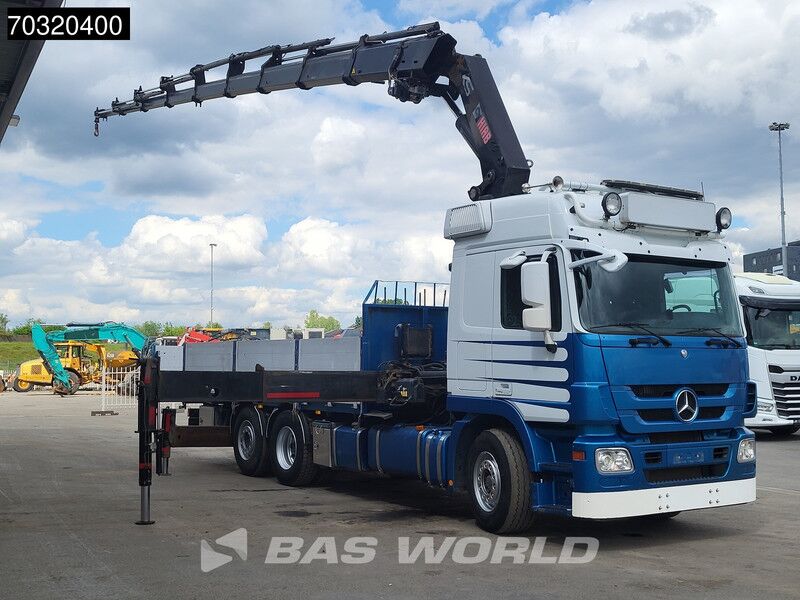 Mercedes-Benz Actros 2548 Actros 6X2 HIAB 477E Kran Crane 8+1 extensions Lift-axle Retarder Euro 4 - Camión caja abierta, Camión grúa: foto 3 Mercedes-Benz Actros 2548 Actros 6X2 HIAB 477E Kran Crane 8+1 extensions Lift-axle Retarder Euro 4 - Camión caja abierta, Camión grúa: foto 3