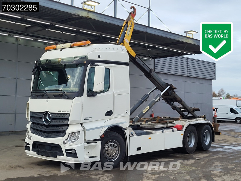 Mercedes-Benz Actros 2645 6X2 Palfinger Pallift containersystem Lift-Axle Automatic Euro 6 - Multibasculante camión: foto 1 Mercedes-Benz Actros 2645 6X2 Palfinger Pallift containersystem Lift-Axle Automatic Euro 6 - Multibasculante camión: foto 1