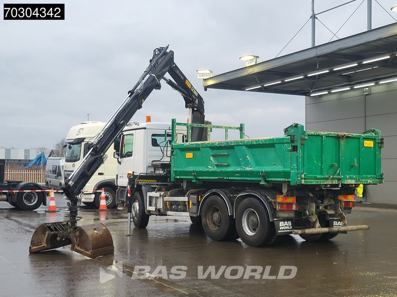 Mercedes-Benz Actros 2646 Actros 6X4 HIAB 122 BS-2 HIDUO Crane Kran 3-way tipper Big-Axle Euro 5 - Volquete camión, Camión grúa: foto 5 Mercedes-Benz Actros 2646 Actros 6X4 HIAB 122 BS-2 HIDUO Crane Kran 3-way tipper Big-Axle Euro 5 - Volquete camión, Camión grúa: foto 5