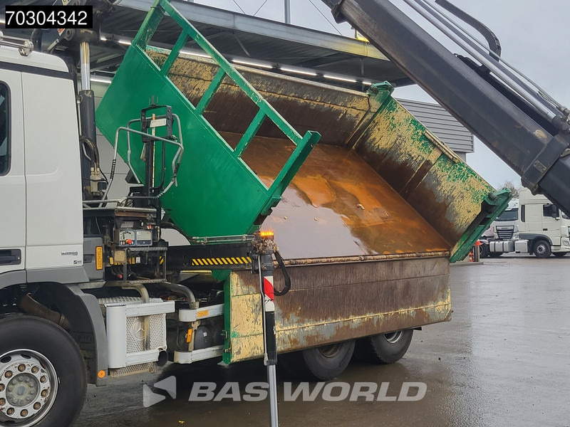 Mercedes-Benz Actros 2646 Actros 6X4 HIAB 122 BS-2 HIDUO Crane Kran 3-way tipper Big-Axle Euro 5 - Volquete camión, Camión grúa: foto 3 Mercedes-Benz Actros 2646 Actros 6X4 HIAB 122 BS-2 HIDUO Crane Kran 3-way tipper Big-Axle Euro 5 - Volquete camión, Camión grúa: foto 3
