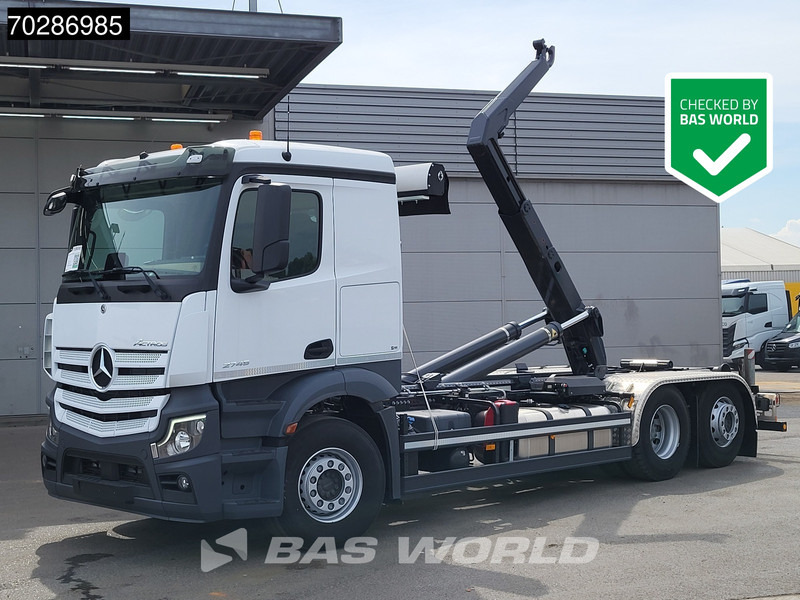 Mercedes-Benz Actros 2745 6X2 NEW! Meiller RS21-70 Abrollkipper Lift-Lenkasche Retarder PPC Navi Automatic - Multibasculante camión: foto 1 Mercedes-Benz Actros 2745 6X2 NEW! Meiller RS21-70 Abrollkipper Lift-Lenkasche Retarder PPC Navi Automatic - Multibasculante camión: foto 1