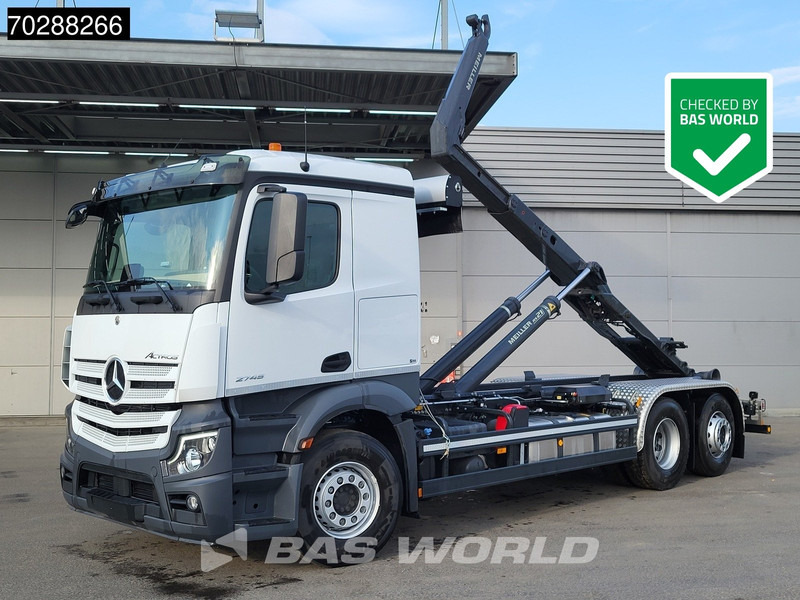 Mercedes-Benz Actros 2745 6X2 New! Meiller RS21.70 Abrollkipper Retarder Lift-Lenk Asche Navi Automatic - Multibasculante camión: foto 1 Mercedes-Benz Actros 2745 6X2 New! Meiller RS21.70 Abrollkipper Retarder Lift-Lenk Asche Navi Automatic - Multibasculante camión: foto 1