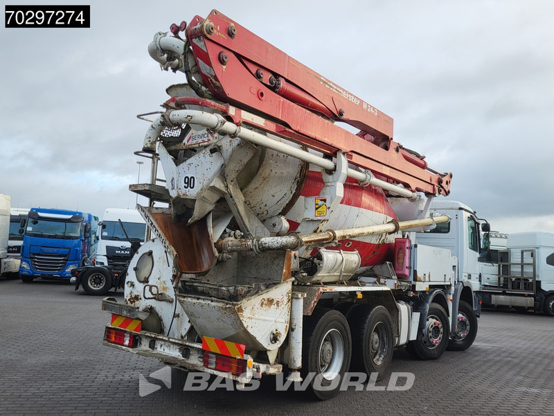 Mercedes-Benz Actros 3241 8X4 Putzmeister M24-3 Pump + 9m3 LIEBHERR Mixer Steelsuspension 3-Pedals Euro 4 - Bomba de hormigón: foto 5 Mercedes-Benz Actros 3241 8X4 Putzmeister M24-3 Pump + 9m3 LIEBHERR Mixer Steelsuspension 3-Pedals Euro 4 - Bomba de hormigón: foto 5