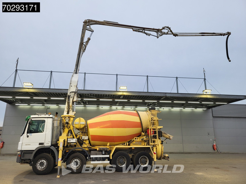 Mercedes-Benz Actros 3244 8X4 Retarder Putzmeister 24 Mtrs Pumi Big-Axle 3-Pedals Euro 4 - Bomba de hormigón: foto 5 Mercedes-Benz Actros 3244 8X4 Retarder Putzmeister 24 Mtrs Pumi Big-Axle 3-Pedals Euro 4 - Bomba de hormigón: foto 5
