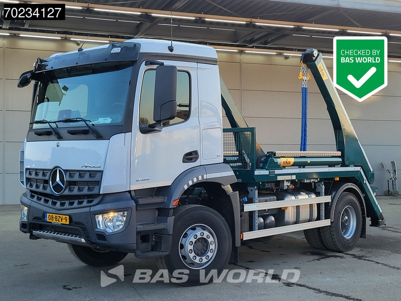 Mercedes-Benz Arocs 2136 4X2 NL-Truck 12Tons HyvaLift Automatic Steelsuspension Euro 6 - Portacontenedor de cadenas camión: foto 1 Mercedes-Benz Arocs 2136 4X2 NL-Truck 12Tons HyvaLift Automatic Steelsuspension Euro 6 - Portacontenedor de cadenas camión: foto 1
