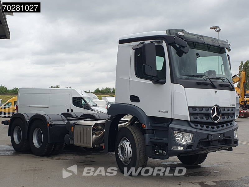 Mercedes-Benz Arocs 2636 6X4 NEW chassis Flywheel PTO Big-Axle Automatic Steelsuspension Euro 6 - Chasis camión: foto 3 Mercedes-Benz Arocs 2636 6X4 NEW chassis Flywheel PTO Big-Axle Automatic Steelsuspension Euro 6 - Chasis camión: foto 3