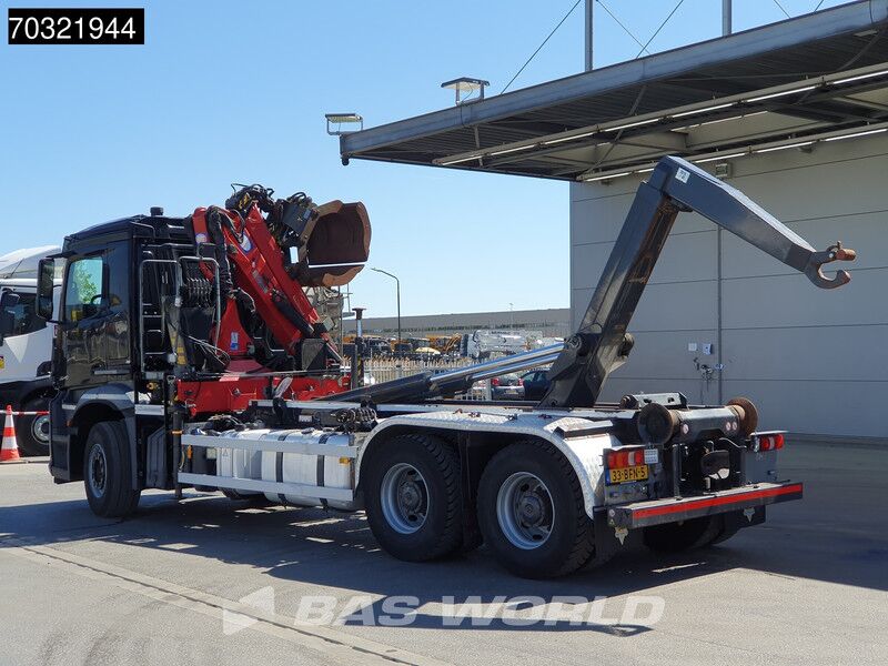Mercedes-Benz Arocs 2840 Arocs 6X4 HMF 1444-Z2 Crane VDL S-21-5500 containersystem Big-Axle Euro 6 - Multibasculante camión, Camión grúa: foto 5 Mercedes-Benz Arocs 2840 Arocs 6X4 HMF 1444-Z2 Crane VDL S-21-5500 containersystem Big-Axle Euro 6 - Multibasculante camión, Camión grúa: foto 5