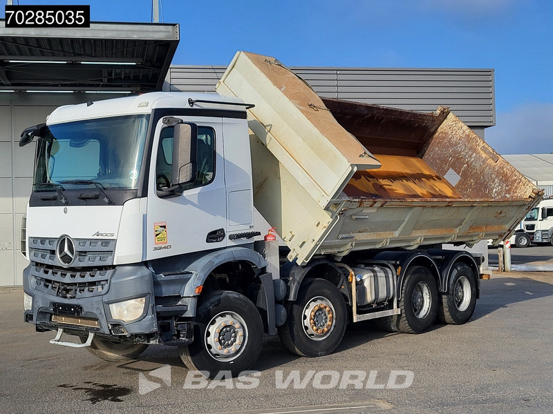 Mercedes-Benz Arocs 3240 8X4 12m3 2-side Tipper Steel Suspension Automatic Big-Axle Euro 6 - Volquete camión: foto 5 Mercedes-Benz Arocs 3240 8X4 12m3 2-side Tipper Steel Suspension Automatic Big-Axle Euro 6 - Volquete camión: foto 5