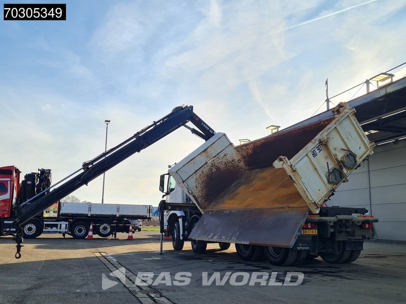 Mercedes-Benz Arocs 3240 8X4 HIAB X-HIDUO 188 E-2 Kran Crane 3-side tipper Big-Axle Euro 6 - Volquete camión, Camión grúa: foto 5 Mercedes-Benz Arocs 3240 8X4 HIAB X-HIDUO 188 E-2 Kran Crane 3-side tipper Big-Axle Euro 6 - Volquete camión, Camión grúa: foto 5