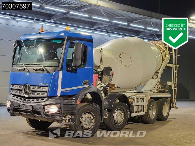 Mercedes-Benz Arocs 3240 8X4 Stetter 9m3 Mixer Full Steel Euro 6 - Camión hormigonera: foto 1 Mercedes-Benz Arocs 3240 8X4 Stetter 9m3 Mixer Full Steel Euro 6 - Camión hormigonera: foto 1