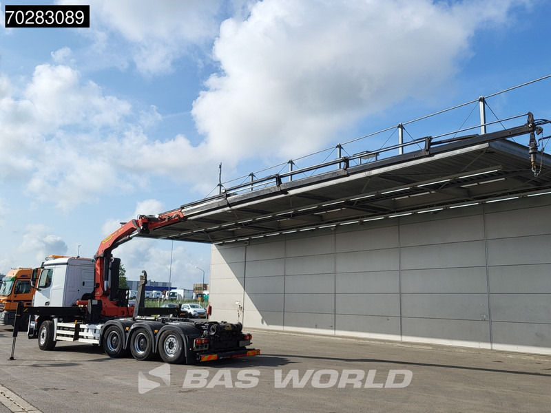 Mercedes-Benz Arocs 3245 Actros 8X4 Palfinger PK22002 EH Crane 17tons hooklift Big-Axle Lift+Lenkachse Navi Euro 6 - Multibasculante camión, Camión grúa: foto 2 Mercedes-Benz Arocs 3245 Actros 8X4 Palfinger PK22002 EH Crane 17tons hooklift Big-Axle Lift+Lenkachse Navi Euro 6 - Multibasculante camión, Camión grúa: foto 2