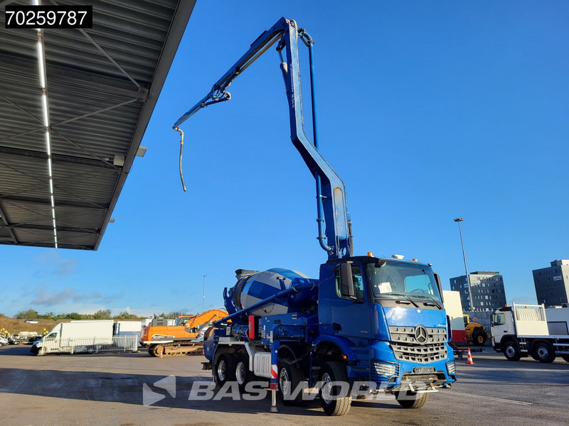 Mercedes-Benz Arocs 3251 8X4 PUMI Putzmeister TMM 24 + Liebherr 7m3 Mixer Retarder Euro 6 - Bomba de hormigón: foto 3 Mercedes-Benz Arocs 3251 8X4 PUMI Putzmeister TMM 24 + Liebherr 7m3 Mixer Retarder Euro 6 - Bomba de hormigón: foto 3