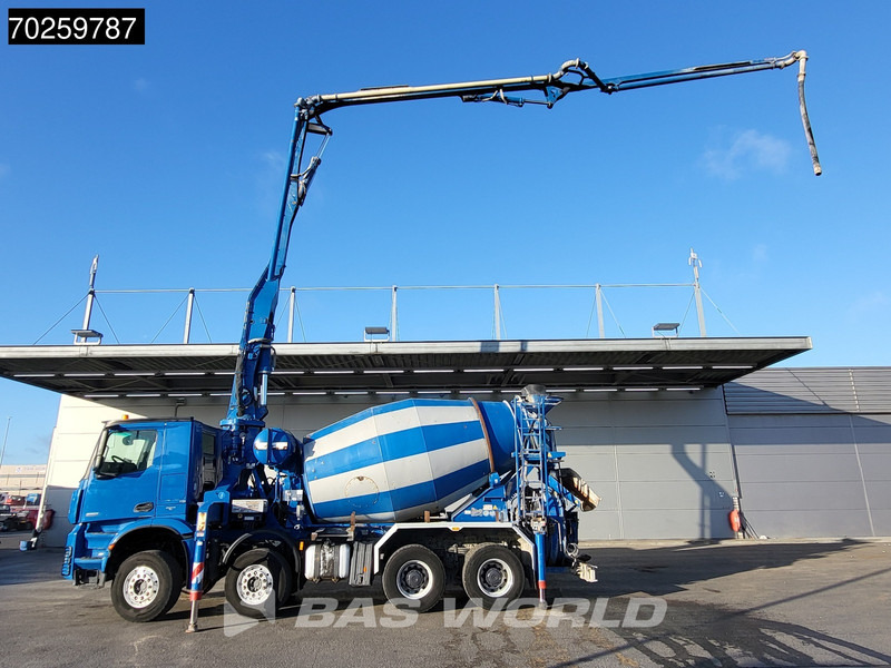 Mercedes-Benz Arocs 3251 8X4 PUMI Putzmeister TMM 24 + Liebherr 7m3 Mixer Retarder Euro 6 - Bomba de hormigón: foto 5 Mercedes-Benz Arocs 3251 8X4 PUMI Putzmeister TMM 24 + Liebherr 7m3 Mixer Retarder Euro 6 - Bomba de hormigón: foto 5