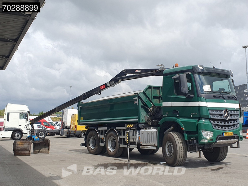 Mercedes-Benz Arocs 3342 Arocs 6X6 NL-Truck HMF 1643 Z-Crane Kran Steering Axle Big-Axle Euro 6 - Volquete camión, Camión grúa: foto 5 Mercedes-Benz Arocs 3342 Arocs 6X6 NL-Truck HMF 1643 Z-Crane Kran Steering Axle Big-Axle Euro 6 - Volquete camión, Camión grúa: foto 5