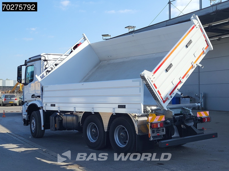 Volquete camión, Camión grúa nuevo Mercedes-Benz Arocs 3348 6X4 Fasi F195A.2.24 Kran 3 sided tipper 9m3 Big-Axle Navi Euro 6: foto 8