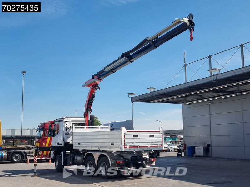 Mercedes-Benz Arocs 3348 6X4 Fassi F255A2.24 Kran Crane 9m3 3-Sided Tipper Big-Axle Euro 6 - Volquete camión, Camión grúa: foto 2 Mercedes-Benz Arocs 3348 6X4 Fassi F255A2.24 Kran Crane 9m3 3-Sided Tipper Big-Axle Euro 6 - Volquete camión, Camión grúa: foto 2