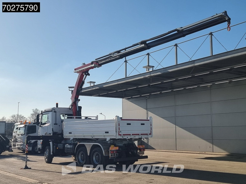 Mercedes-Benz Arocs 3348 6X6 Full Steel Retarder Fassi 25T/M Crane Kran Euro 6 - Volquete camión, Camión grúa: foto 2 Mercedes-Benz Arocs 3348 6X6 Full Steel Retarder Fassi 25T/M Crane Kran Euro 6 - Volquete camión, Camión grúa: foto 2