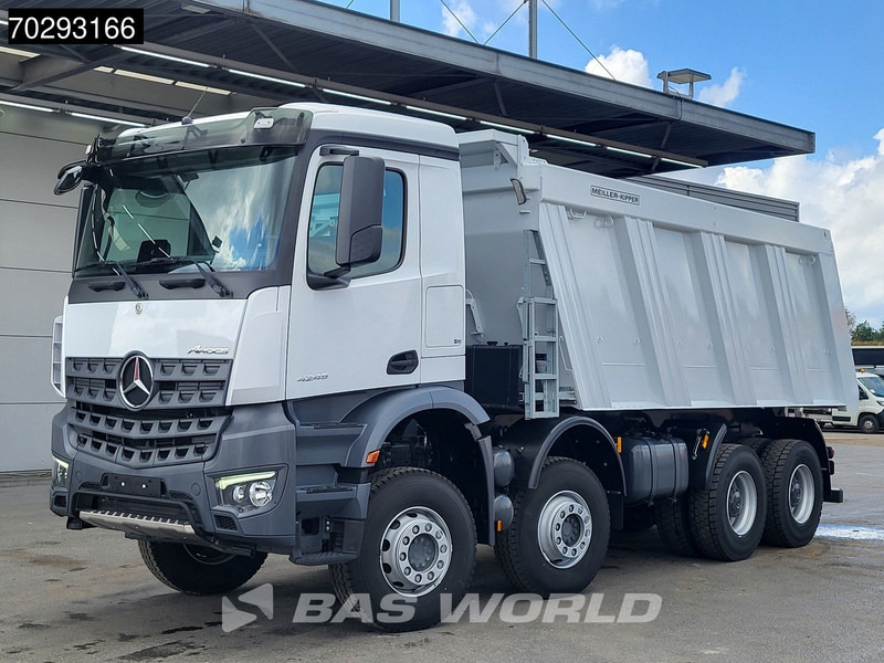 Volquete camión nuevo Mercedes-Benz Arocs 4245 8X4 New! 22m3 Meiller Kipper Big-Axle Steelsuspension Manual Euro 3: foto 5