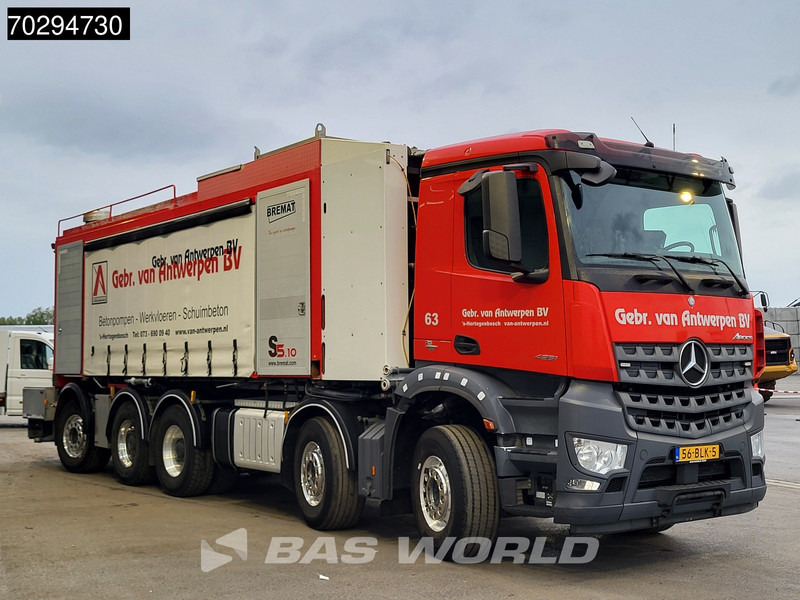 Mercedes-Benz Arocs 4951 Arocs 10X4 NL-Truck Bremat S5.10.13 XL sandmortal Lift+Steering Axle Euro 6 - Bomba de hormigón: foto 3 Mercedes-Benz Arocs 4951 Arocs 10X4 NL-Truck Bremat S5.10.13 XL sandmortal Lift+Steering Axle Euro 6 - Bomba de hormigón: foto 3