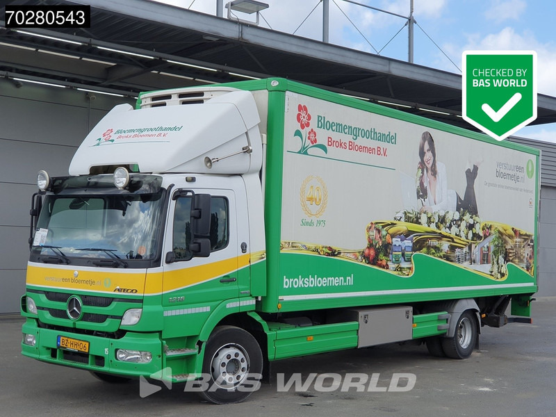 Mercedes-Benz Atego 1218 Atego 4X2 12t NL-Truck Mitsubishi TDJ430D cooler 1500kg Ladebordwand Euro 5 - Frigorífico camión: foto 1 Mercedes-Benz Atego 1218 Atego 4X2 12t NL-Truck Mitsubishi TDJ430D cooler 1500kg Ladebordwand Euro 5 - Frigorífico camión: foto 1