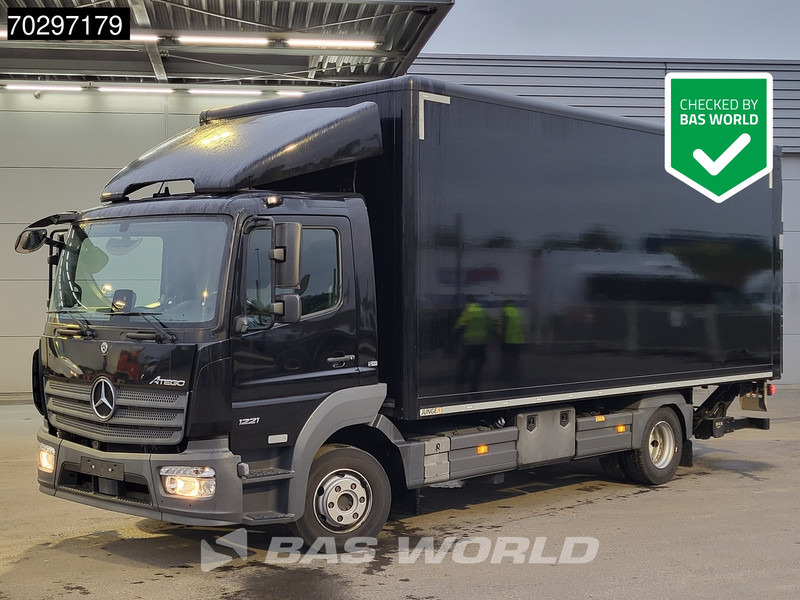 Mercedes-Benz Atego 1221 4X2 12tonner 1500kg Ladebordwand Automatic Airco Euro 6 - Camión caja cerrada: foto 1 Mercedes-Benz Atego 1221 4X2 12tonner 1500kg Ladebordwand Automatic Airco Euro 6 - Camión caja cerrada: foto 1