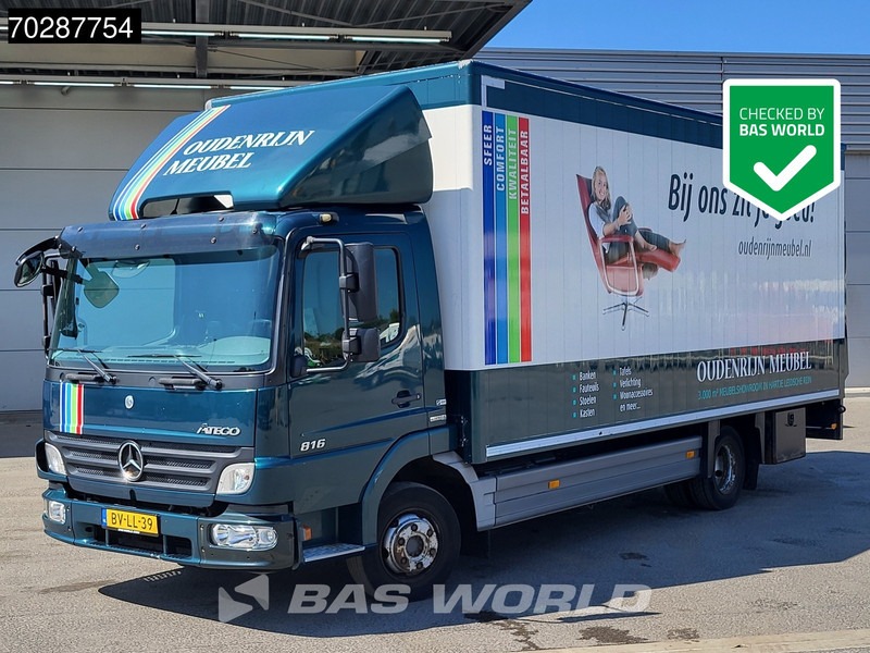 Mercedes-Benz Atego 816 4X2 NL-Truck Ladebordwand Automatic Euro 5 - Camión caja cerrada: foto 1 Mercedes-Benz Atego 816 4X2 NL-Truck Ladebordwand Automatic Euro 5 - Camión caja cerrada: foto 1