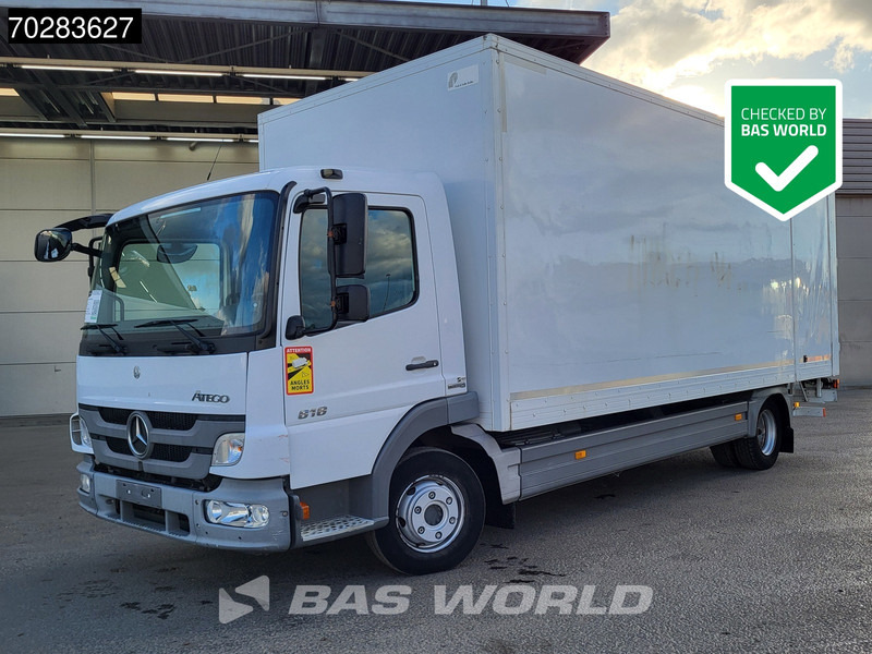 Mercedes-Benz Atego 818 4X2 8tonner 1500kg Ladebordwand Automatic Euro 5 - Camión caja cerrada: foto 1 Mercedes-Benz Atego 818 4X2 8tonner 1500kg Ladebordwand Automatic Euro 5 - Camión caja cerrada: foto 1