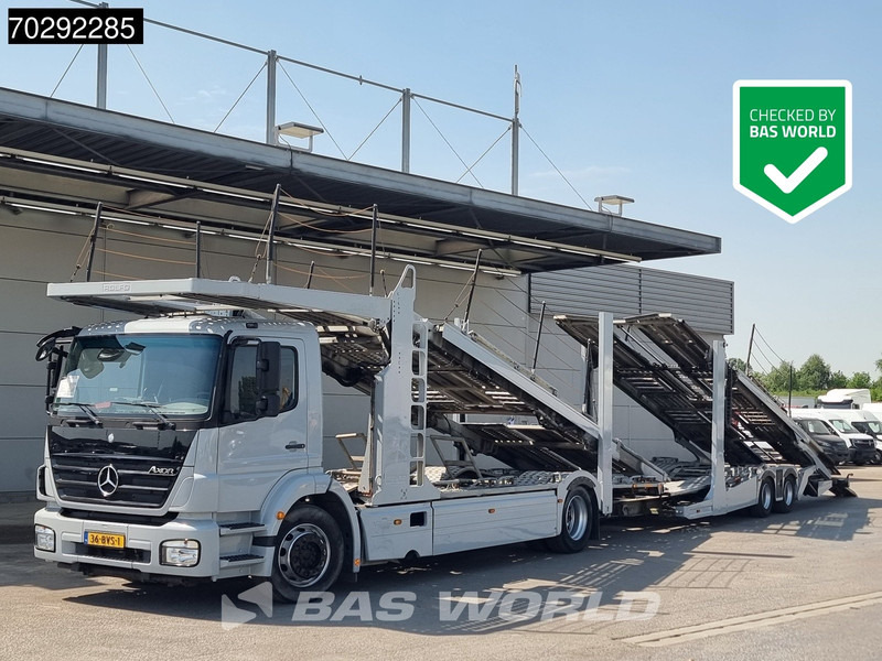 Mercedes-Benz Axor 1833 4X2 NL-Truck Rolfo car transporter Retarder 3-Pedals Euro 5 - Portavehículos camión: foto 1 Mercedes-Benz Axor 1833 4X2 NL-Truck Rolfo car transporter Retarder 3-Pedals Euro 5 - Portavehículos camión: foto 1