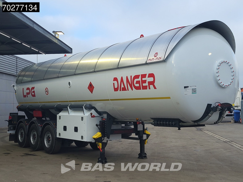 Mim-Mak LPG TRANSPORT TANK 3 axles NEW 48m3 Liftachse Gas ADR - Cisterna semirremolque: foto 3 Mim-Mak LPG TRANSPORT TANK 3 axles NEW 48m3 Liftachse Gas ADR - Cisterna semirremolque: foto 3