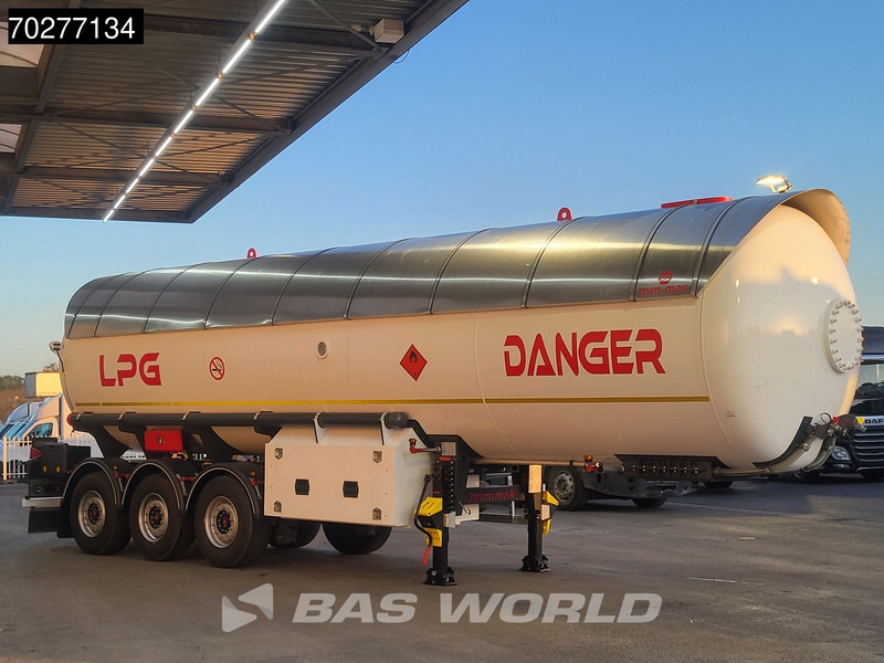 Cisterna semirremolque para transporte de combustible nuevo Mim-Mak LPG TRANSPORT TANK 3 axles NEW 48m3 Liftachse Gas ADR: foto 6