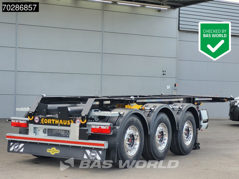 Orthaus 3 axles NEW Lift Axle 20ft 25ft Tank ADR - Portacontenedore/ Intercambiable semirremolque: foto 1 Orthaus 3 axles NEW Lift Axle 20ft 25ft Tank ADR - Portacontenedore/ Intercambiable semirremolque: foto 1