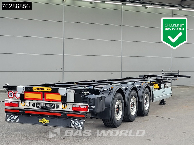 Orthaus CGS 3 axles NEW Liftachse 40ft 45ft SAF - Portacontenedore/ Intercambiable semirremolque: foto 1 Orthaus CGS 3 axles NEW Liftachse 40ft 45ft SAF - Portacontenedore/ Intercambiable semirremolque: foto 1