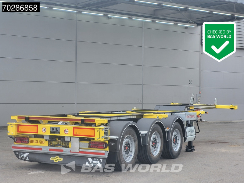 Orthaus CGS (Euro Slider 500) 3 axles Multi 45ft Lift Axle extendable SAF - Portacontenedore/ Intercambiable semirremolque: foto 1 Orthaus CGS (Euro Slider 500) 3 axles Multi 45ft Lift Axle extendable SAF - Portacontenedore/ Intercambiable semirremolque: foto 1