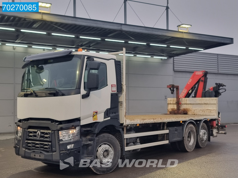 Renault C 380 6X2 Fassi F155A.0.23 E-ACTIVE Remote Control Euro 6 - Camión caja abierta, Camión grúa: foto 2 Renault C 380 6X2 Fassi F155A.0.23 E-ACTIVE Remote Control Euro 6 - Camión caja abierta, Camión grúa: foto 2