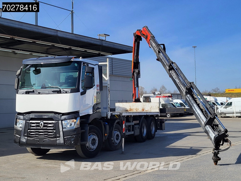 Renault C 430 8X4 Palfinger PK33002EH Euro 6 Big Axle - Camión caja abierta, Camión grúa: foto 1 Renault C 430 8X4 Palfinger PK33002EH Euro 6 Big Axle - Camión caja abierta, Camión grúa: foto 1