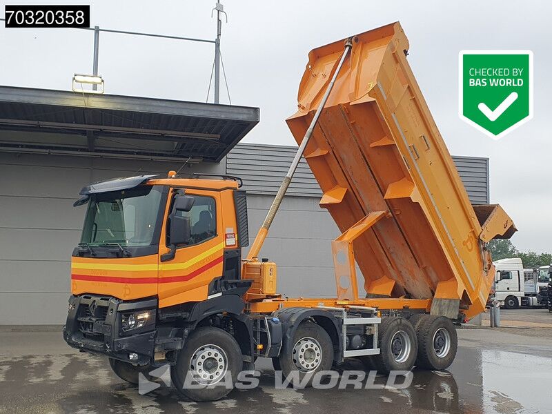 Renault K 480 8X4 16m3 tipper Steel suspension Big-Axle Optibrake+ Euro 6 - Volquete camión: foto 1 Renault K 480 8X4 16m3 tipper Steel suspension Big-Axle Optibrake+ Euro 6 - Volquete camión: foto 1