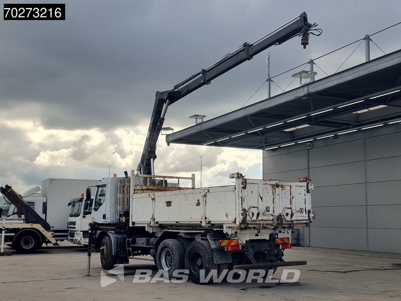 Renault Kerax 360 6X4 Hiab 144 B-2 Hiduo Kran Manual Big-Axle Steelsuspension Euro 3 - Volquete camión, Camión grúa: foto 2 Renault Kerax 360 6X4 Hiab 144 B-2 Hiduo Kran Manual Big-Axle Steelsuspension Euro 3 - Volquete camión, Camión grúa: foto 2